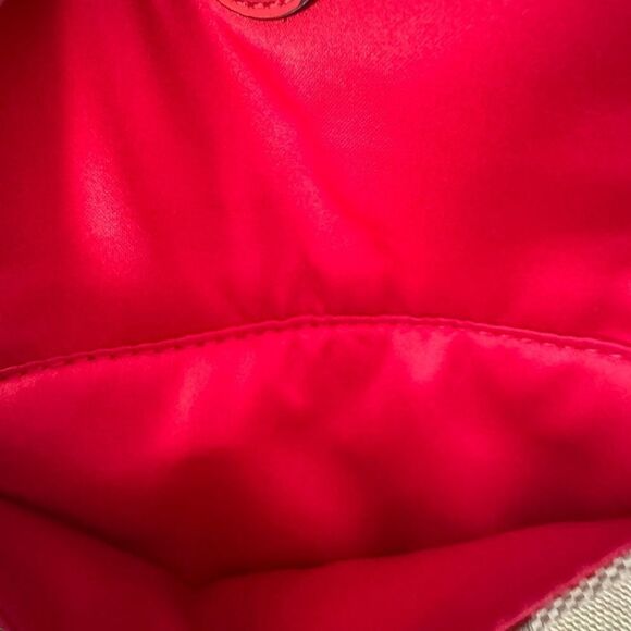 Coach tan monogram with orange trim crossbody - Picture 4 of 6